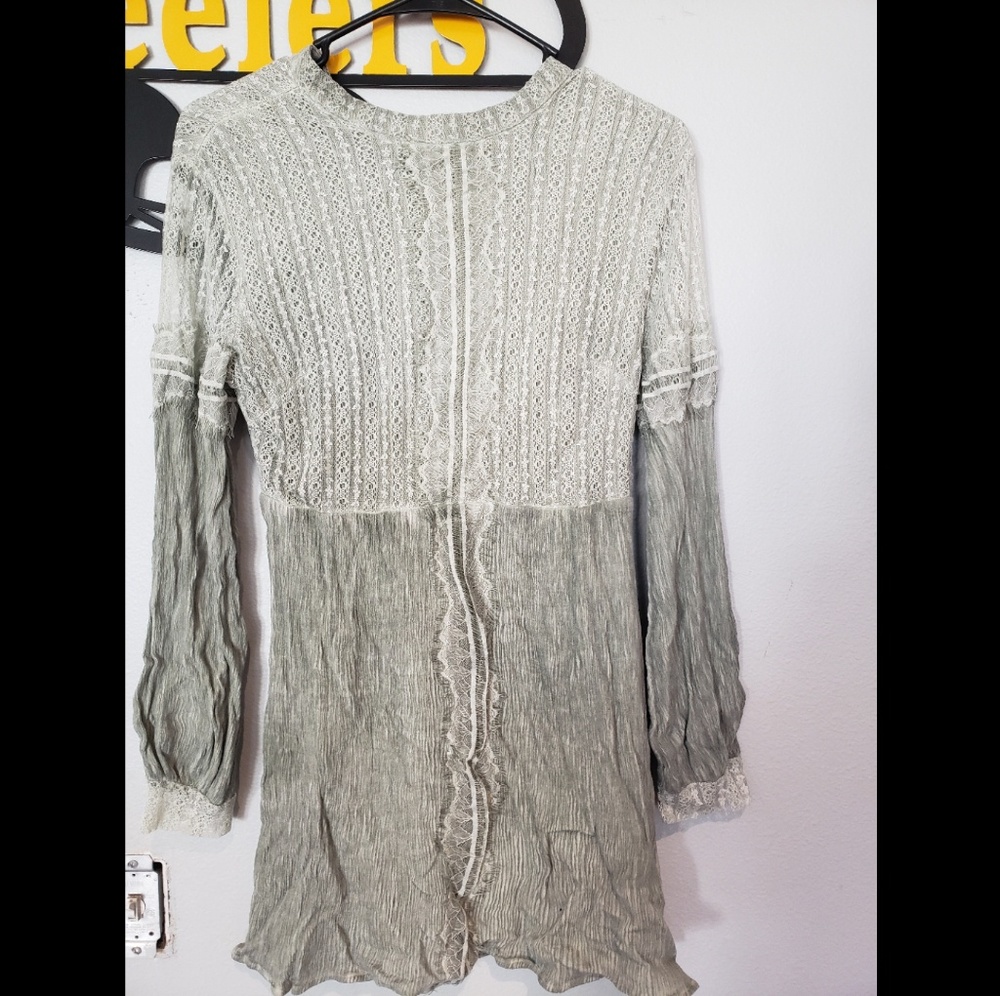 Paper Crane Long sleeve dress